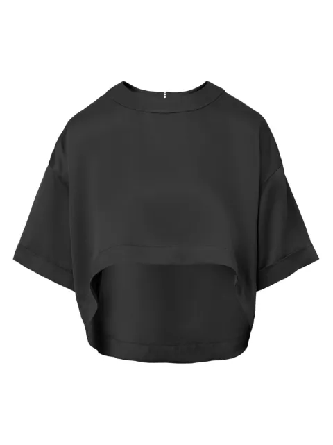 IL VOLO short-sleeve cropped T-shirt Black ANAISTSHIRT