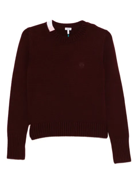 LOEWE round-neck sweater Red S359Y14KJ1