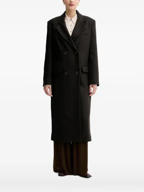 Sessùn Nara double-breasted coat Brown 25112018