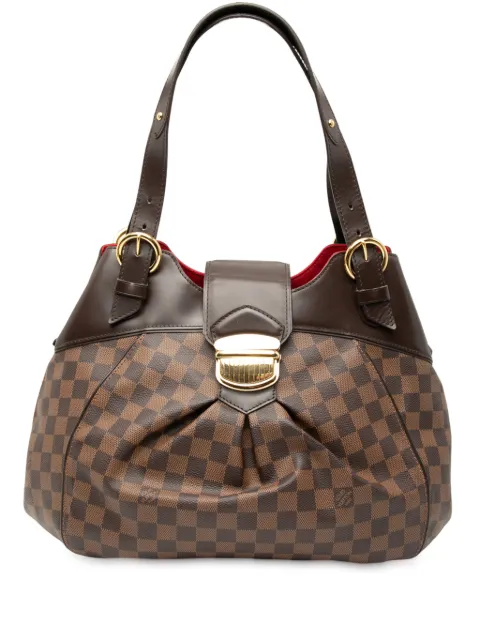 Louis Vuitton Pre-Owned 2007-2025 Damier Ebene Sistina GM shoulder bag Brown 9FJCHT7NR7EWLU2O