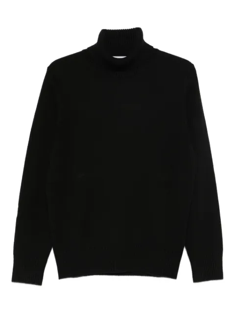 Kangra roll-neck knitted sweater Black K212005