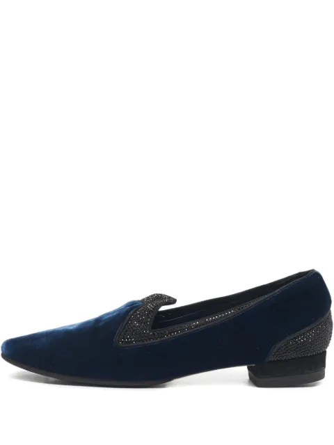 René Caovilla crystal-embellishment pumps Blue 1211268