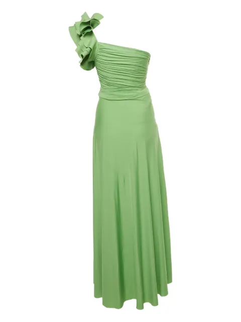Maygel Coronel Maygel Coronel one-shoulder maxi dress Green 1179786