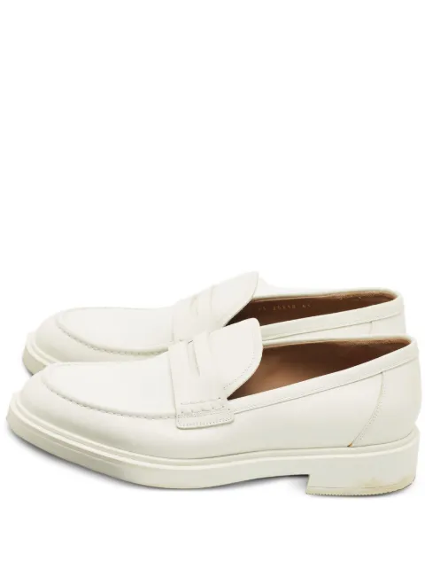 Gianvito Rossi leather slip-on loafer White 1223125