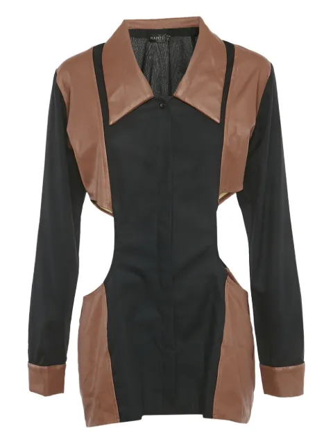 MAMZI cut-outs shirt Black 1207965