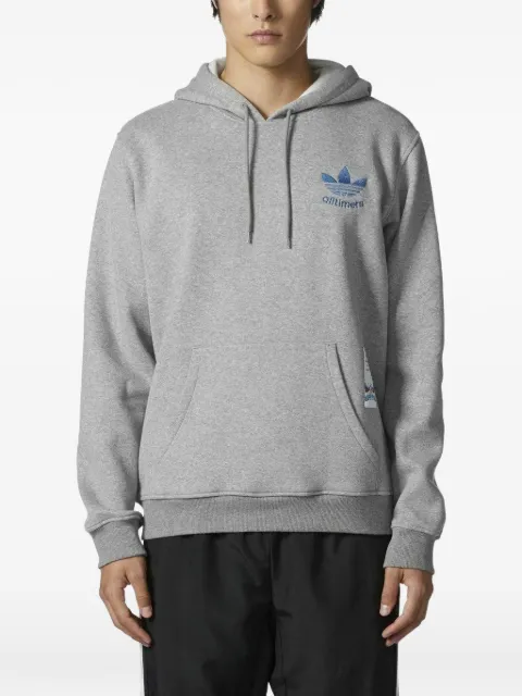 adidas kangaroo-pocket hoodie Grey CF0991