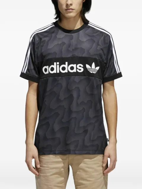 adidas logo-print T-shirt Black CF5805