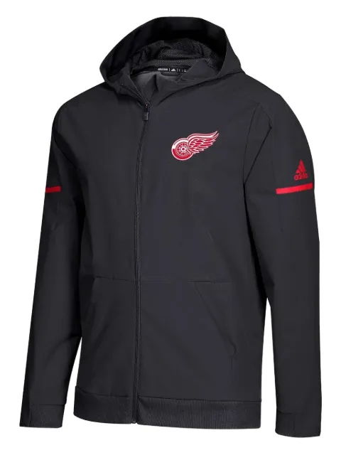 adidas x NHL Detroit Red Wings zip hooded jacket Black D77159