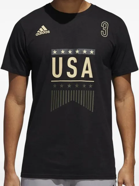 adidas logo-print T-shirt Black CW9796