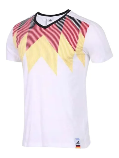 adidas V-neck T-shirt White CF1734
