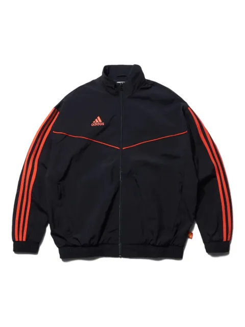 adidas contrasting-logo jacket Black CW7455