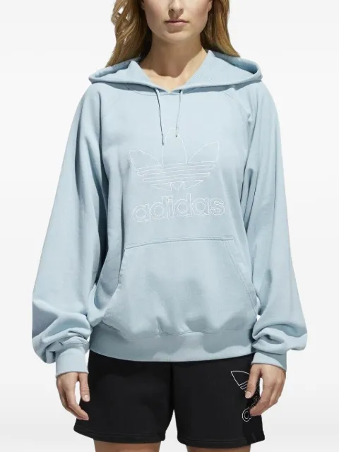adidas logo hoodie Grey CE4865