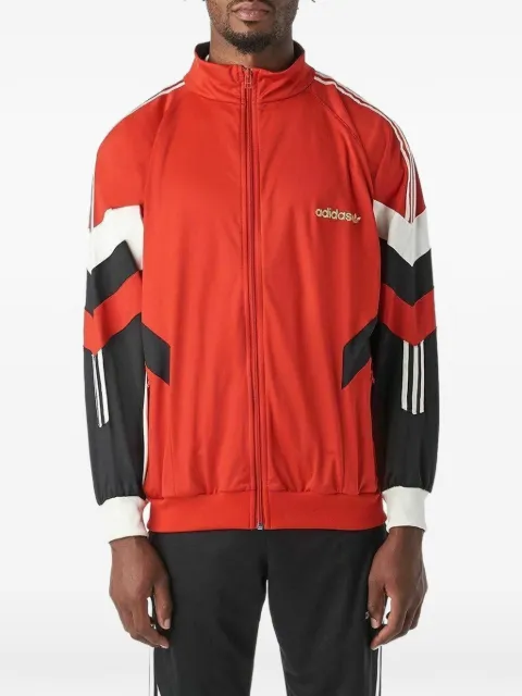 adidas logo-detail jacket Red CZ5222