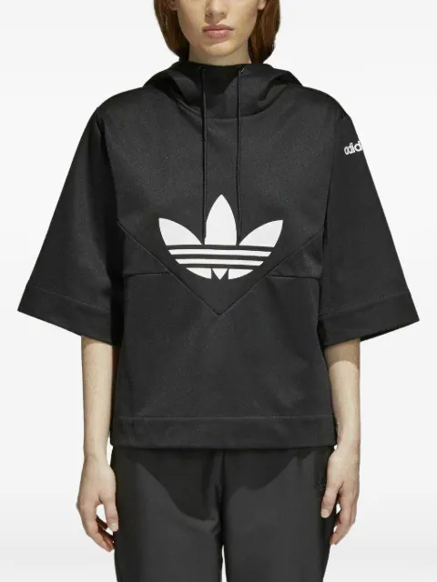 adidas CLRDO logo-detail hoodie Black CY3563
