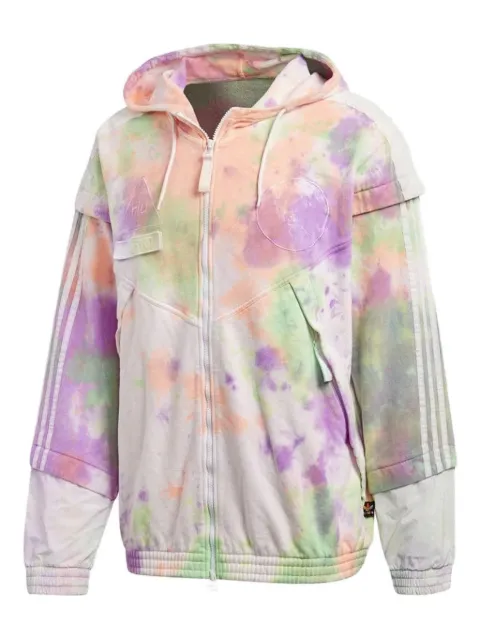 adidas x Pharrell Williams Hu Holi tie-dye windbreaker jacket Neutrals CW9413