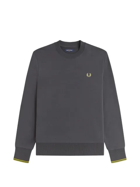 Fred Perry logo-detail sweatshirt Grey FPM75355658A