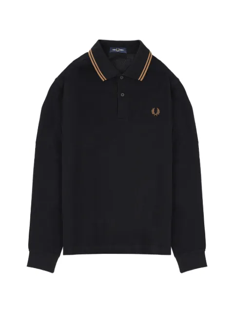 Fred Perry long-sleeved polo shirt Black FPM363656S77