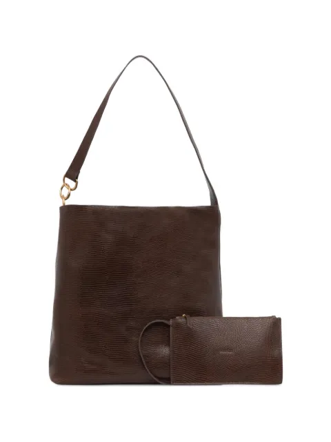 Sessùn large Vita Mia leather tote bag Brown 25102025