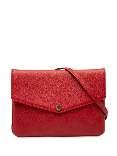Louis Vuitton Pre-Owned 2015 Monogram Empreinte Twice crossbody bag Red KYPLRXJUTVO2EABK