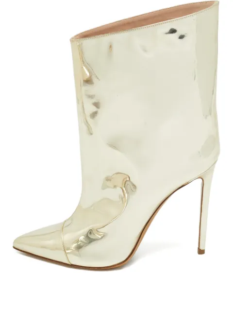 Alexandre Vauthier gold-tone boots Gold 1204215