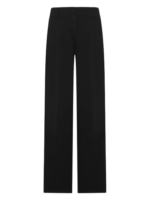 Golden Goose pants in black cotton denim with a lived-in treatment Black GWP01203P002347