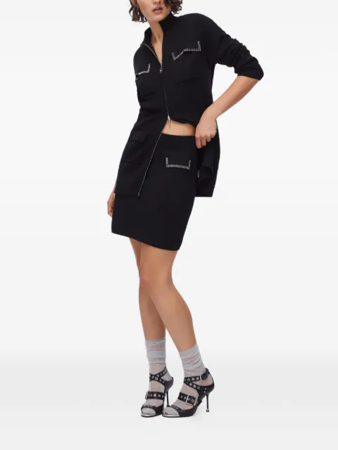 LIU JO knit mini skirt Black TA6044MS59L