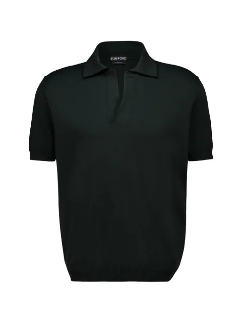 TOM FORD V-neck T-shirt Green KPS041YMC047
