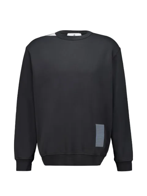 Stone Island 6100055 cotton Fleece_S.I. Marina sweatshirt Black L1S156100055S0X31