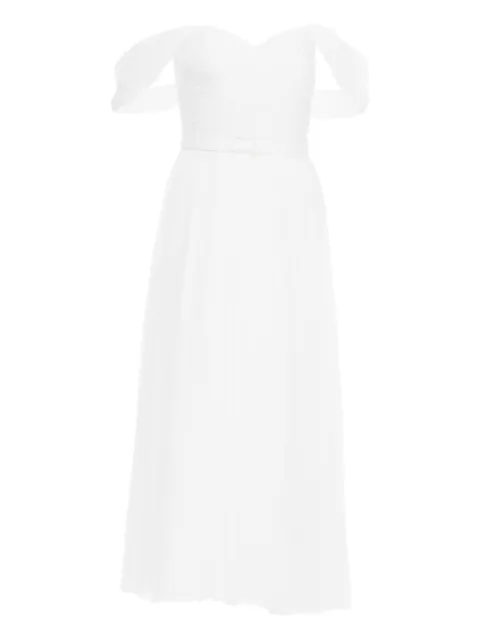 Ana Radu off-shoulder midi dress White 47826