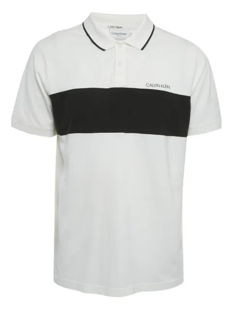Calvin Klein Vintage logo-appliqué polo shirt White 1208717