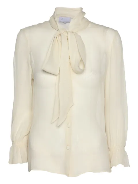 Luisa Beccaria Vintage silk sweater Neutrals 1182658