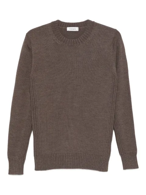 Kangra ribbed crew-neck sweater Brown K210401