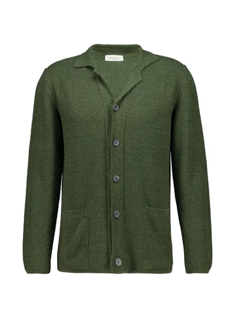 Piacenza Cashmere textured-knit jacket Green M1020028001