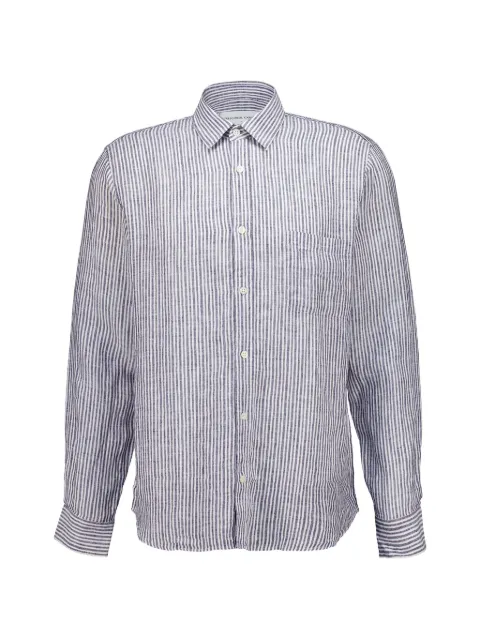 Frescobol Carioca Telles striped linen shirt Blue 2778683