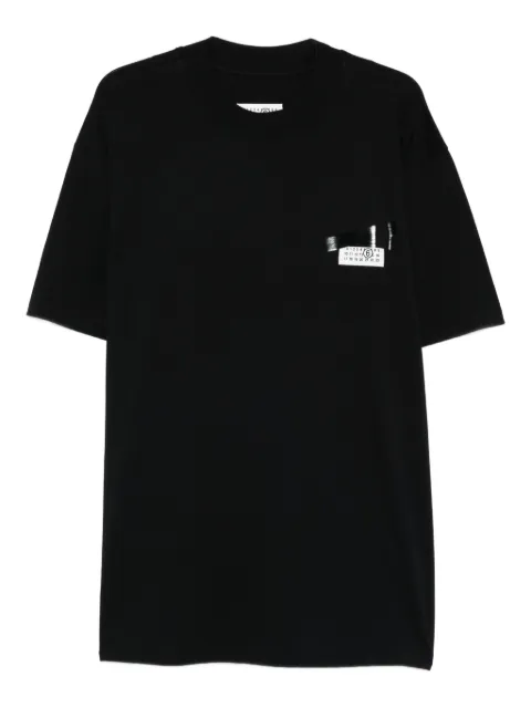 MM6 Maison Margiela graphic-print T-shirt Black S62GD0207M20048