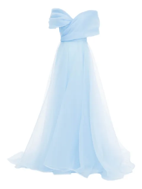 Ana Radu off-shoulder gown Blue 35333