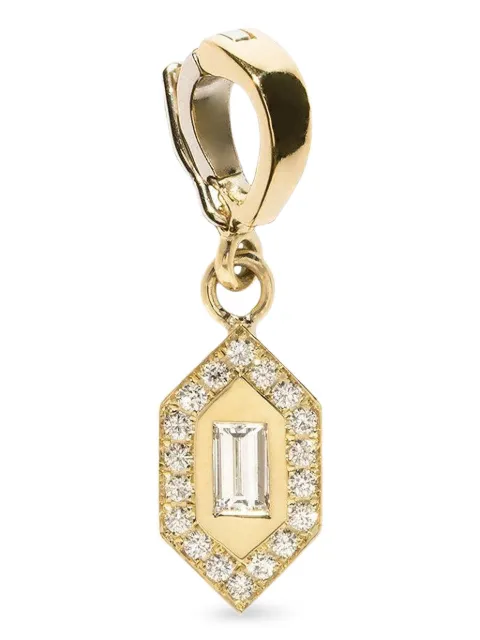 Azlee small diamond pendant Gold C493G18