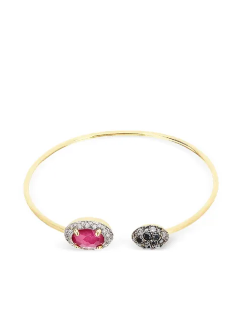 NANIS diamond ruby bangle bracelet Gold BS5584