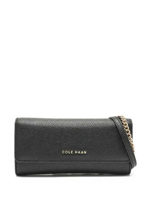 Cole Haan chain-strap leather wallet Black 1201223