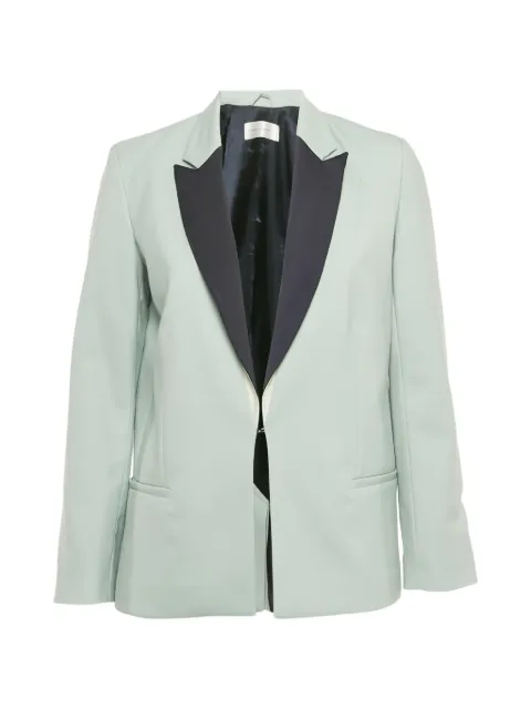 Victoria Victoria Beckham notched-lapel blazer Blue 1222292