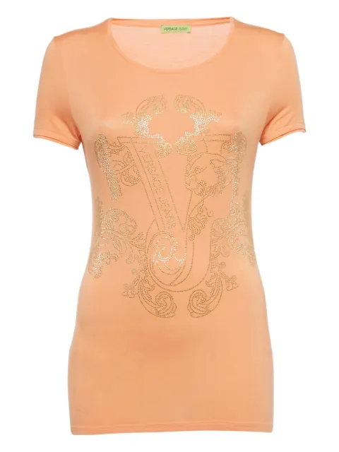 Versace Jeans Couture crew-neck T-shirt Orange 1212354