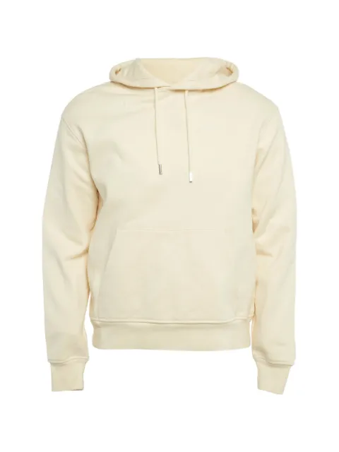Jacquemus Pre-Owned logo-embroidered hoodie Neutrals 1206371