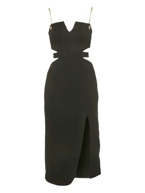 Rebecca Vallance Iman cut-out midi dress Black 1178253
