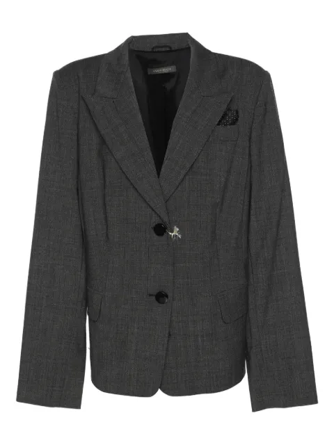Marina Rinaldi peak-lapels blazer Grey 1183923