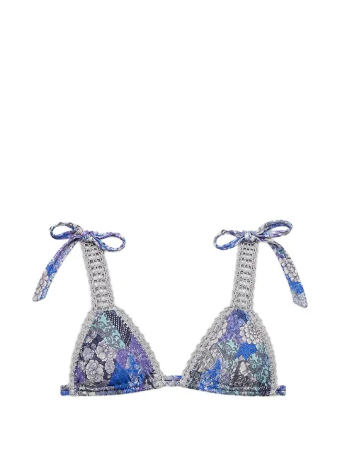 Del Maar Yuri bikini top Blue DMB159TOP