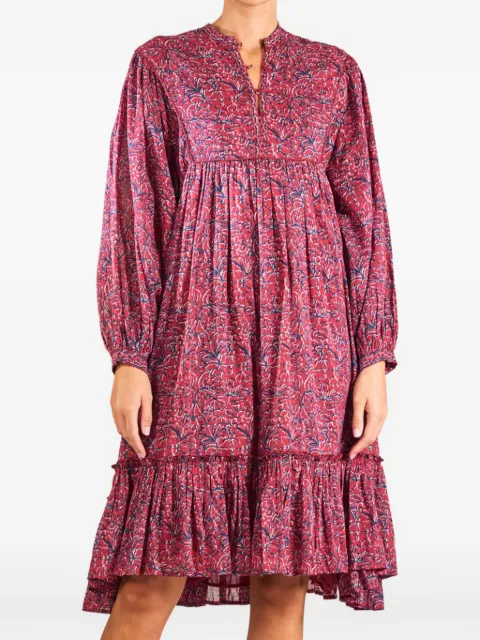 M.a.b.e Stevie floral-print dress Red M347161RED