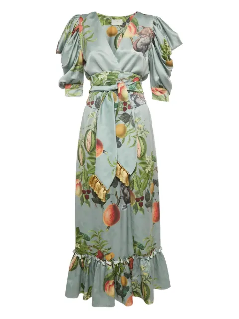EUGENIA FERNANDEZ printed dress Green 1179492