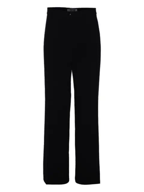 Krizia Pre-Owned blue trousers Black 1186360