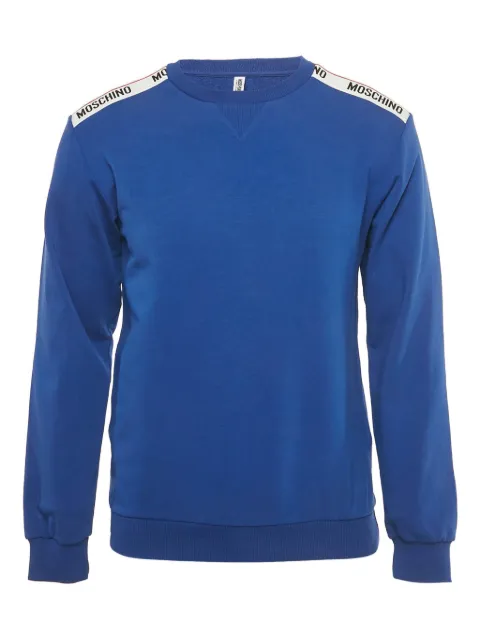 Moschino Pre-Owned logo-detail sweatshirt Blue 1226126