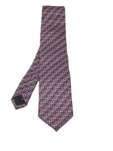 S.T. Dupont silk tie Purple 1192129